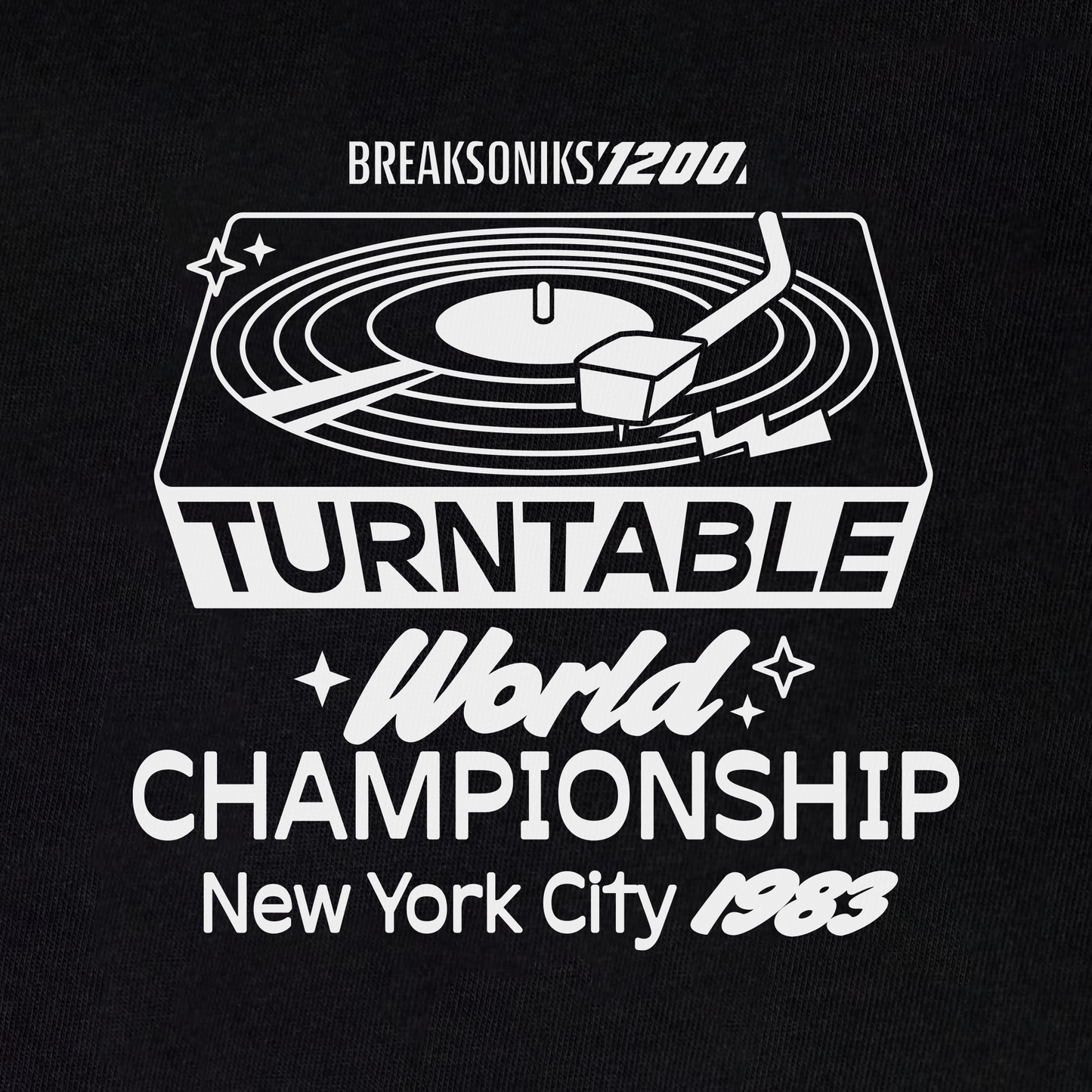 Breaksoniks Turntable World Championship 1983 (T-shirt)
